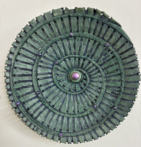 Turquoise Spiral Celestial Landscape