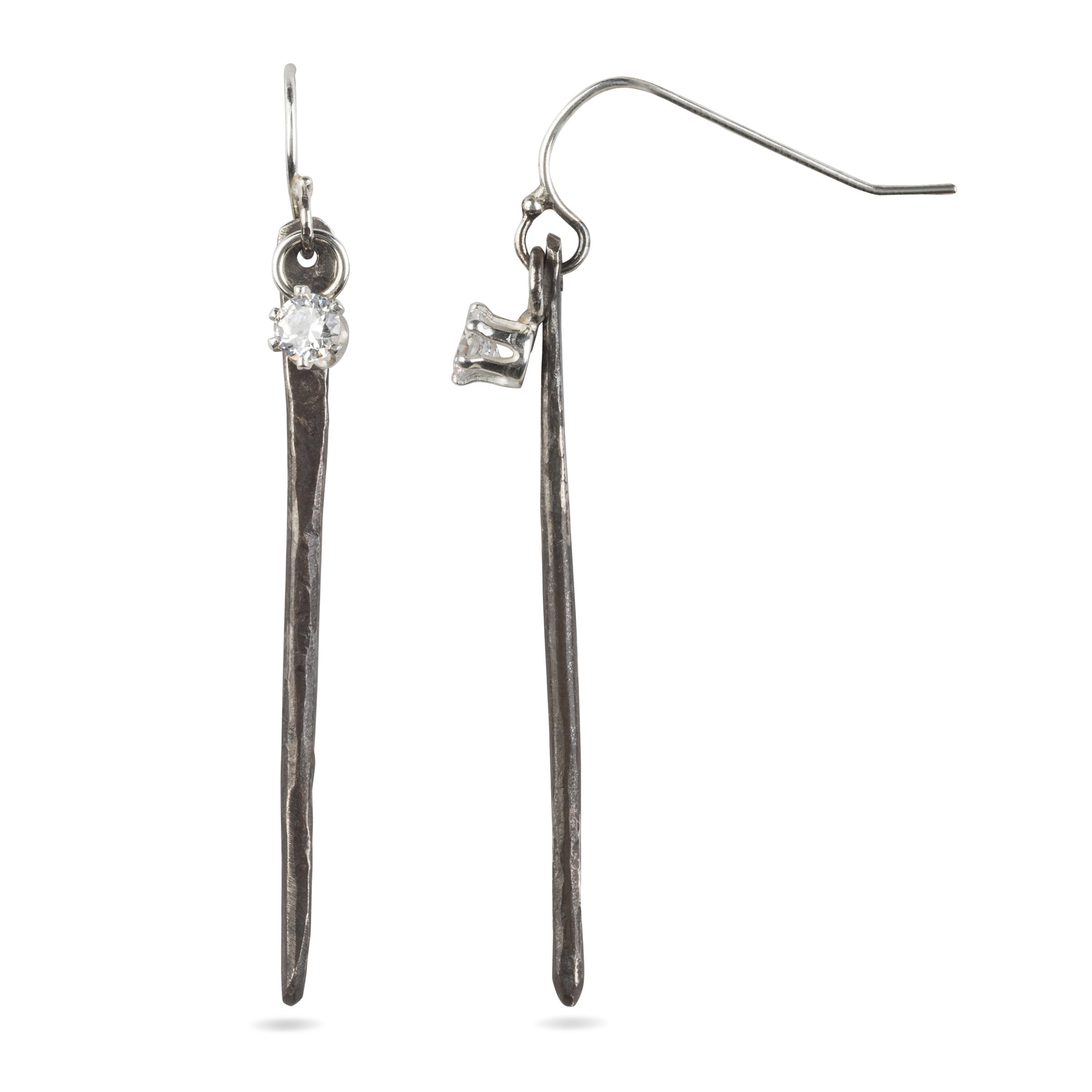 Sparkly Spike Earrings
