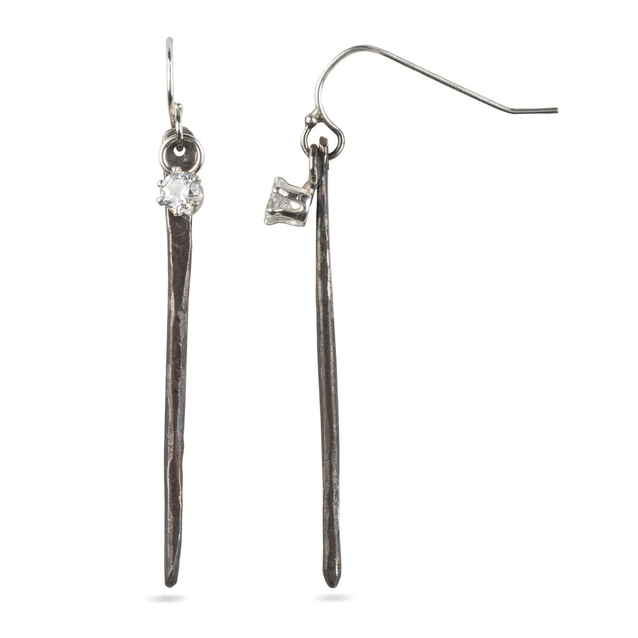 Sparkly Spike Earrings
