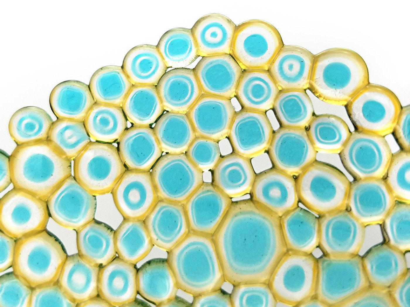 Nido 2 Celeste Blue and Amber Bowl
