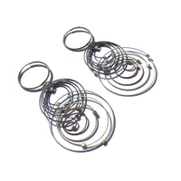 Orbiting Circles Hoop Earrings