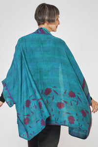 Double Collar Poncho #5