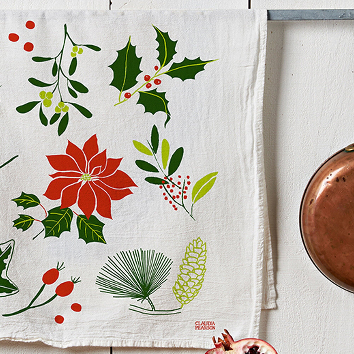 Evergreen Tea Towel