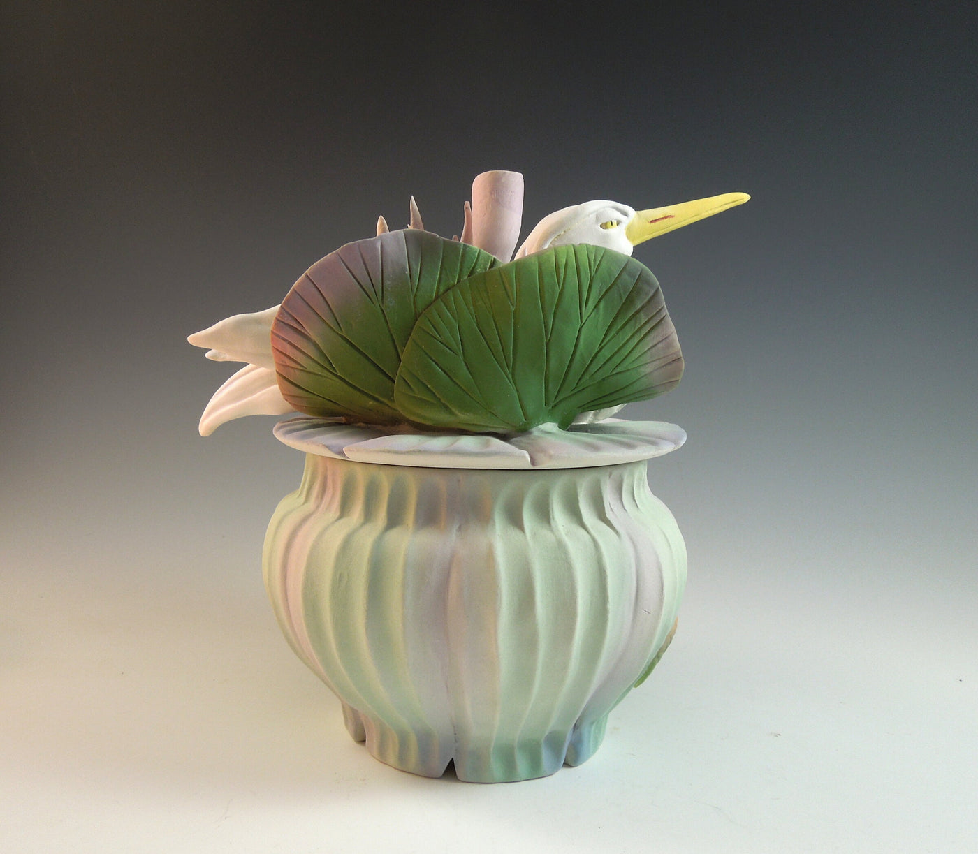 Heron Waterlily Box
