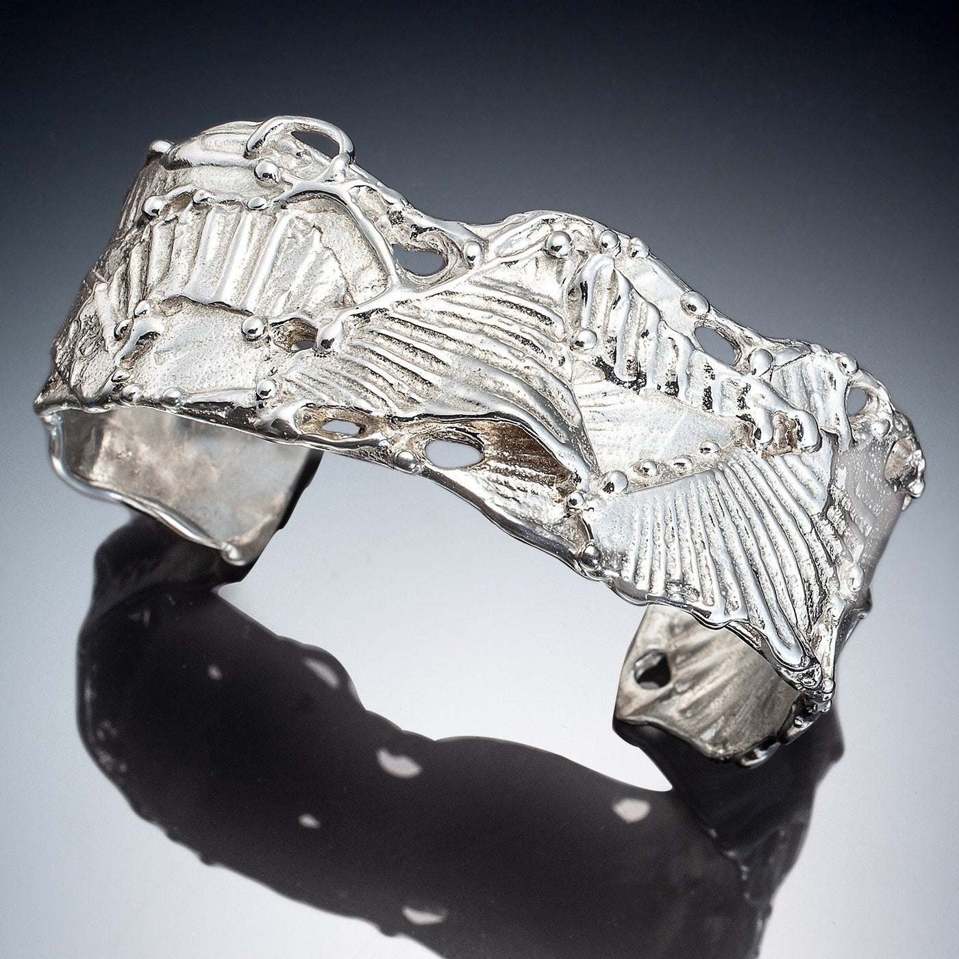 Shell-Design Cuff Bracelet | Photo by Ralph Gabriner