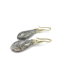 Marquise Tourmalinated Quartz Earrings