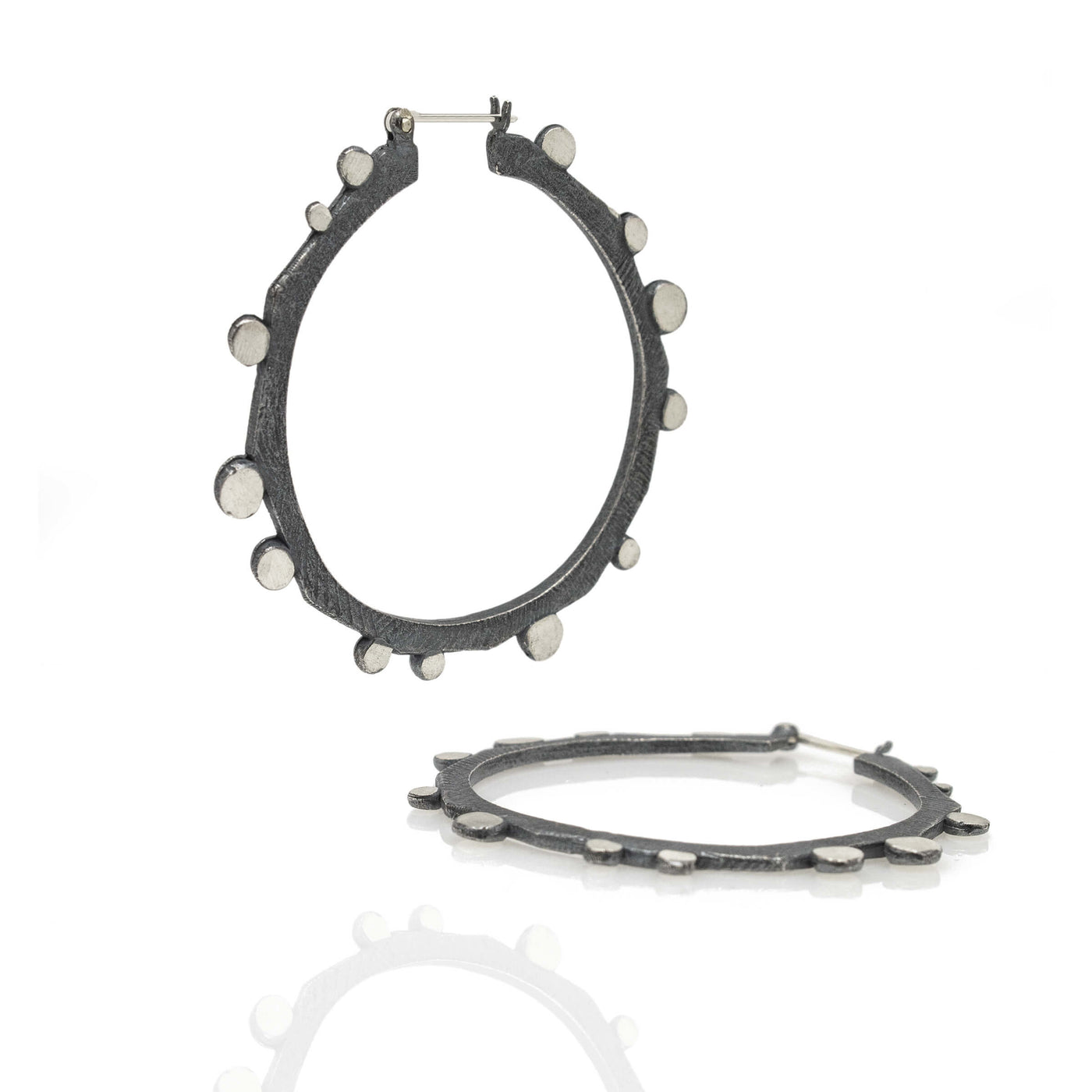 Disco Edged Large Hoop