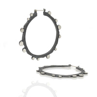 Disco Edged Large Hoop