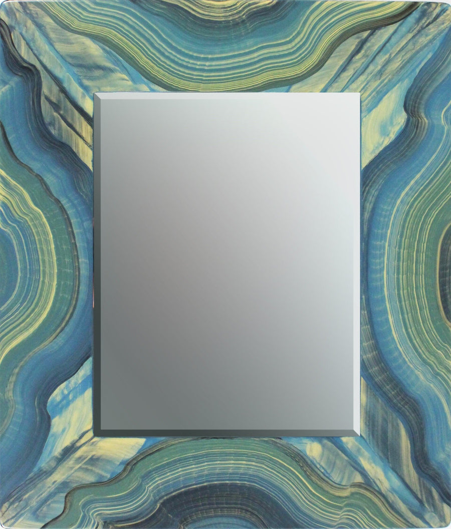 Golden Archipelago Painted Mirror