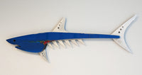 Mako Blue with Blazing Red