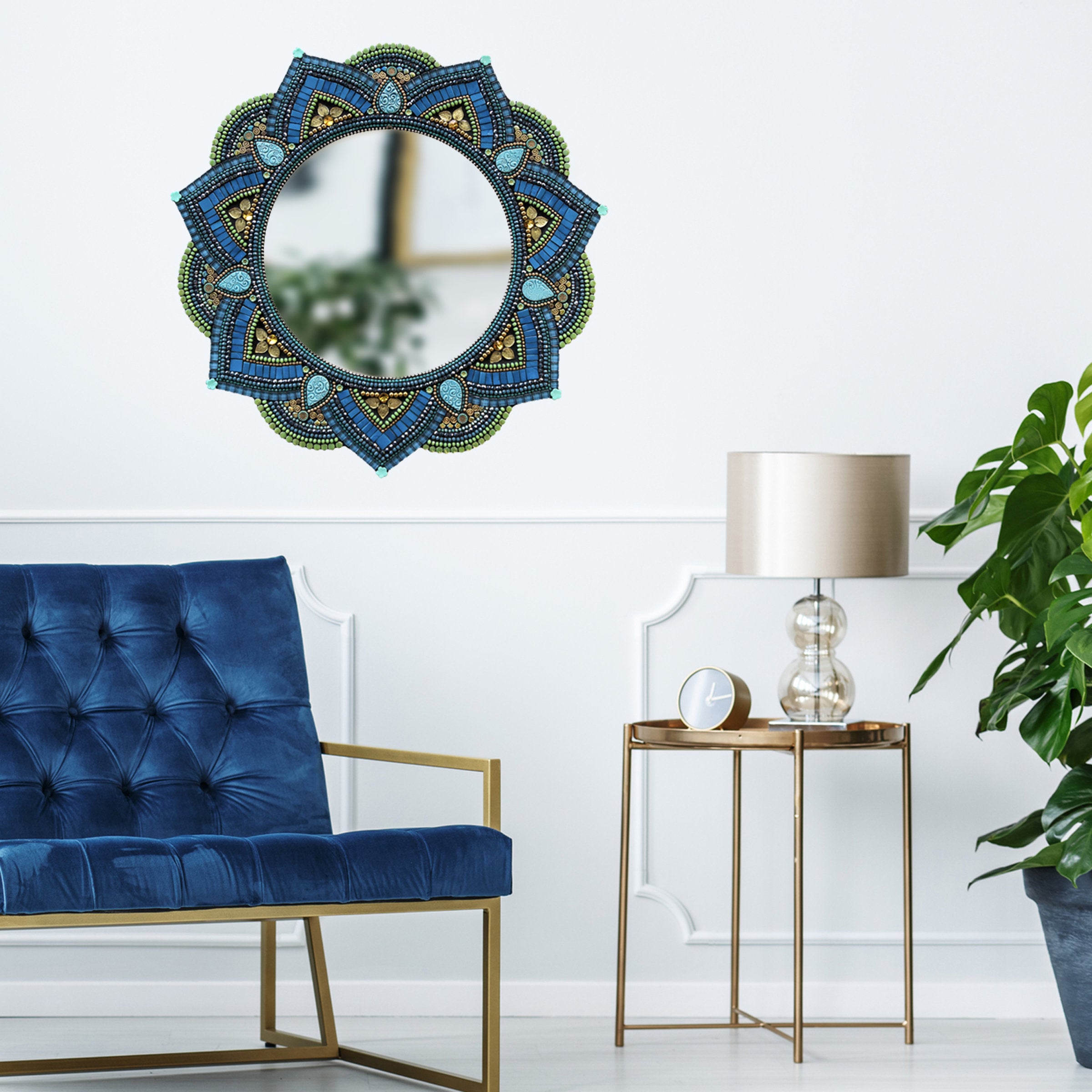 Starlight Mandala, Capri Blue