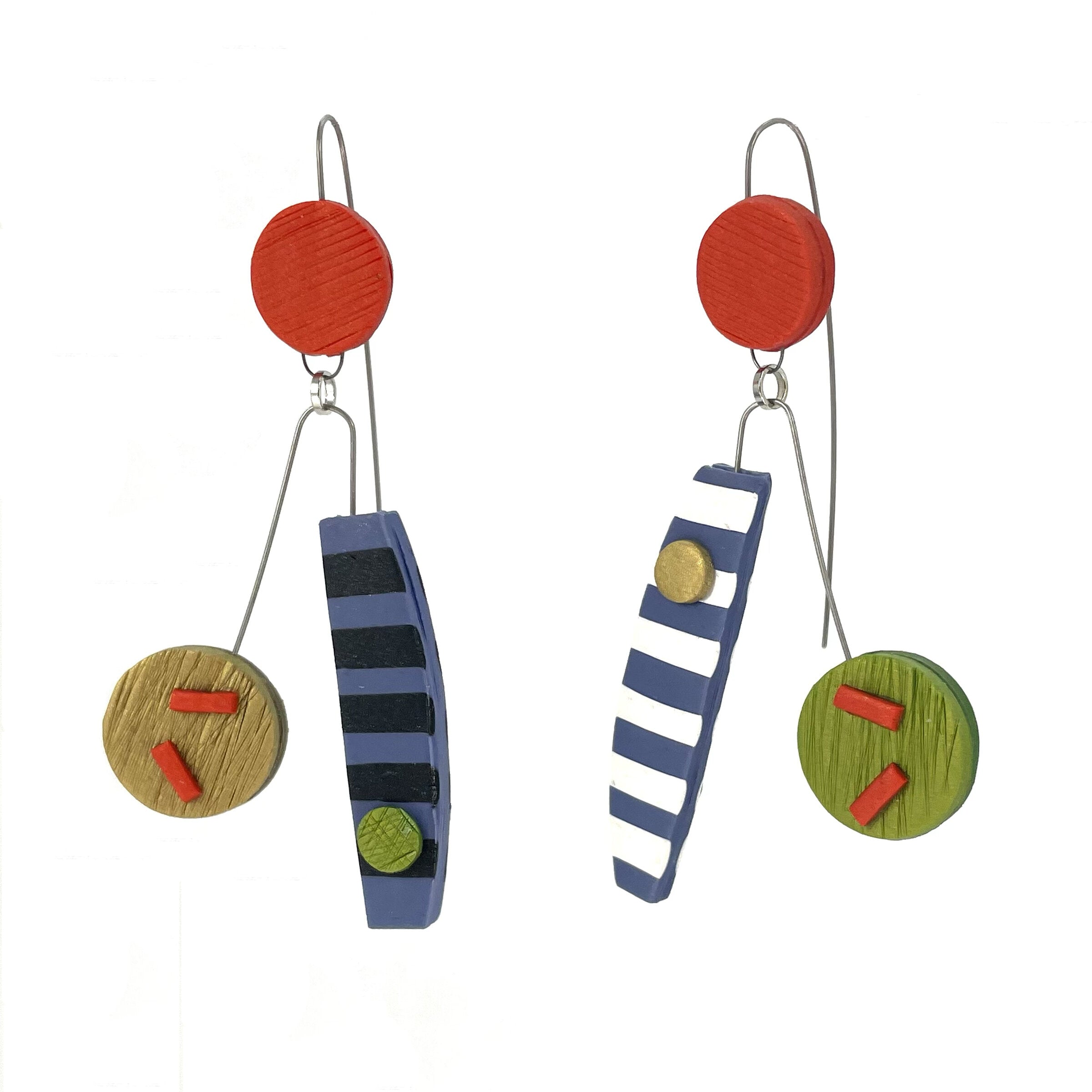 Asymetrical Dangle Earrings