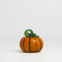 Crackle Orange with Green Stem