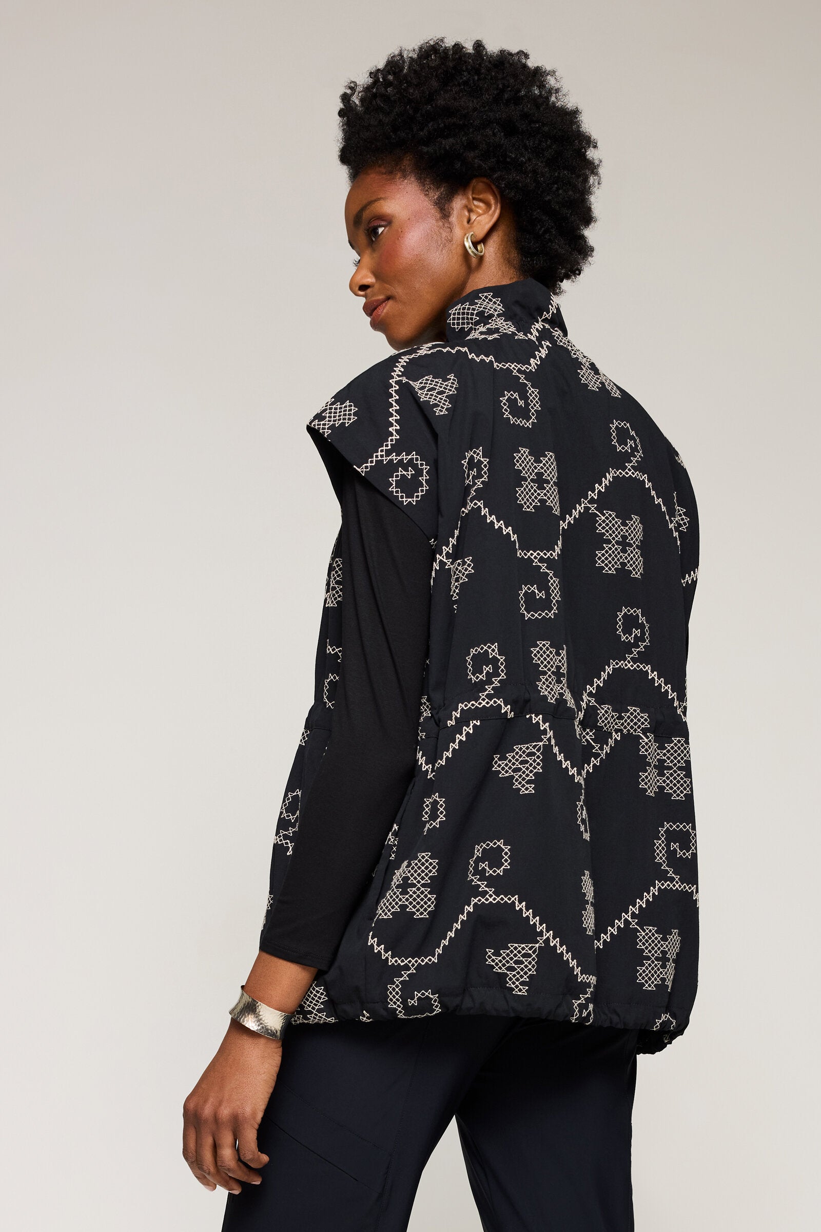 Embroidered Ashlynn Vest