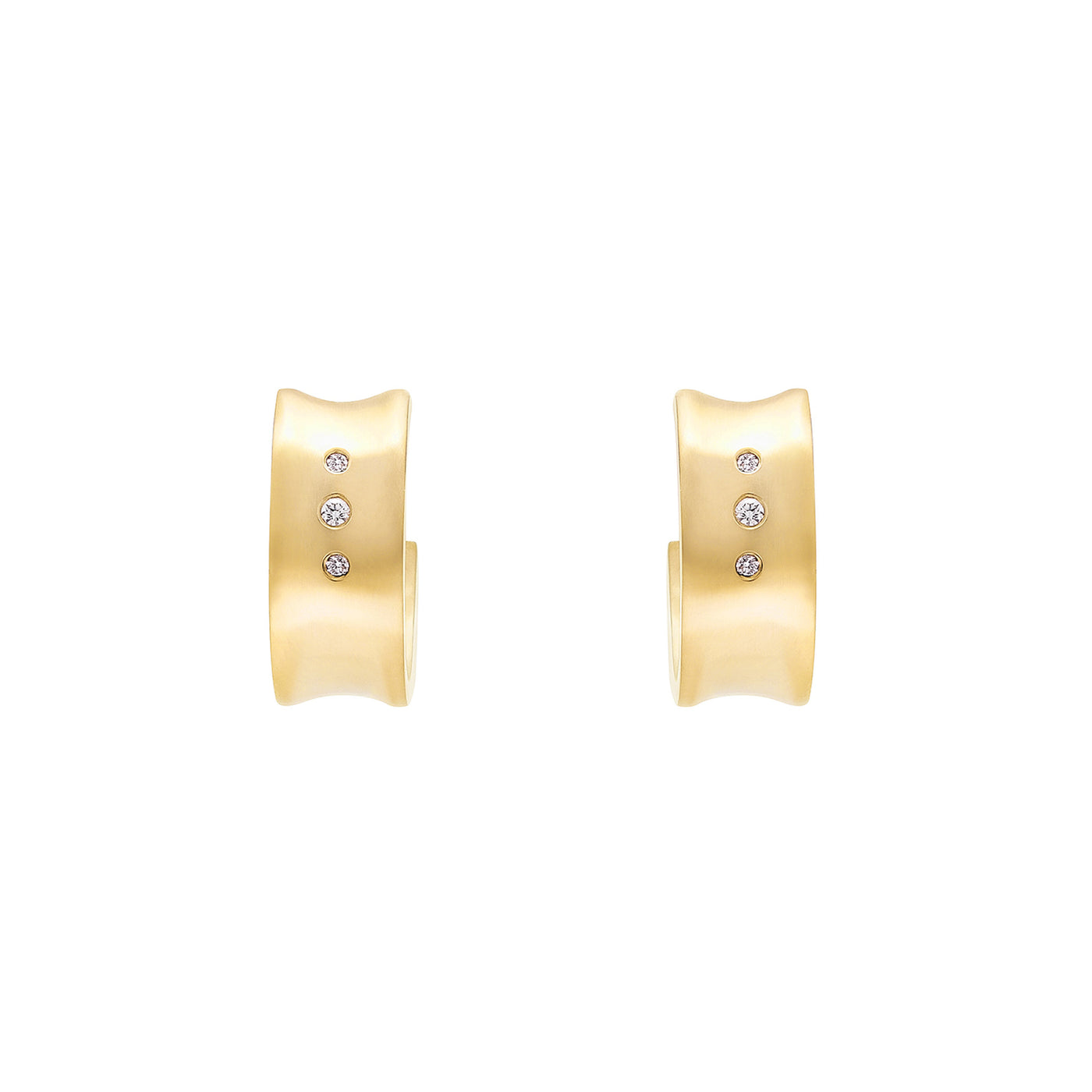 Convex Hoop Earrings