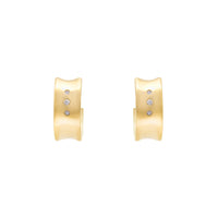 Convex Hoop Earrings