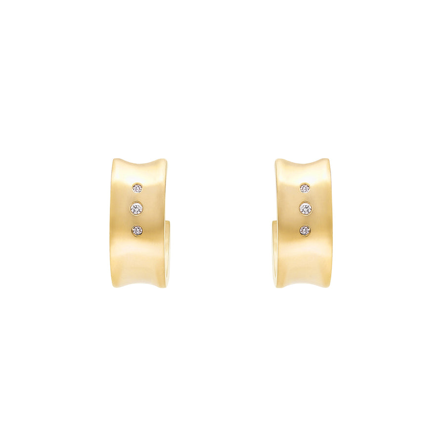 Convex Hoop Earrings · Artful Home