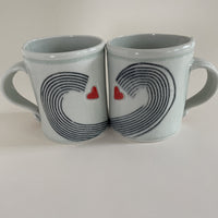 Love Lines Mug Pair