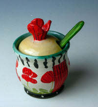 Poppy Jar with Spoon
