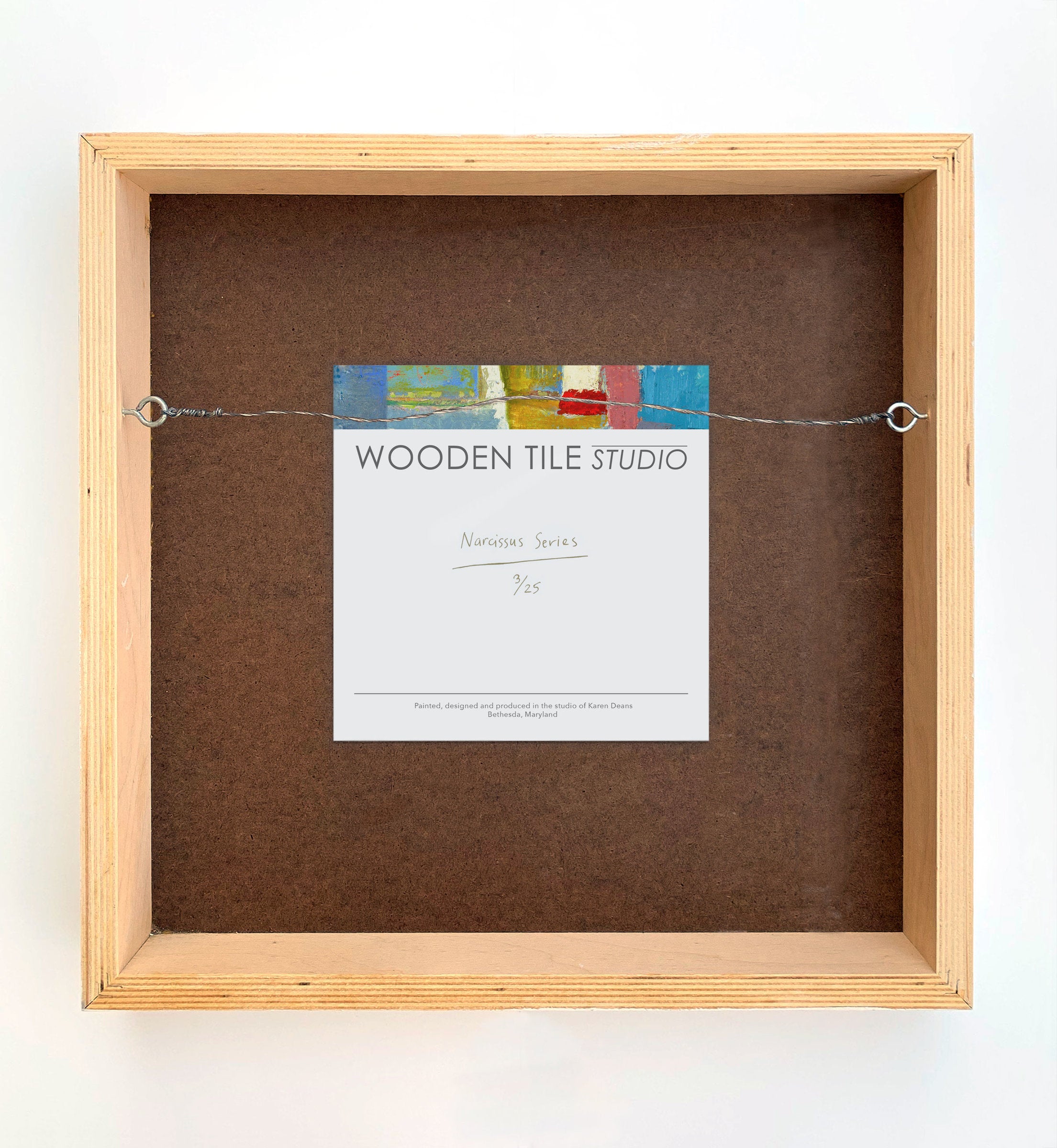 Narcissus Wooden Tile Series
