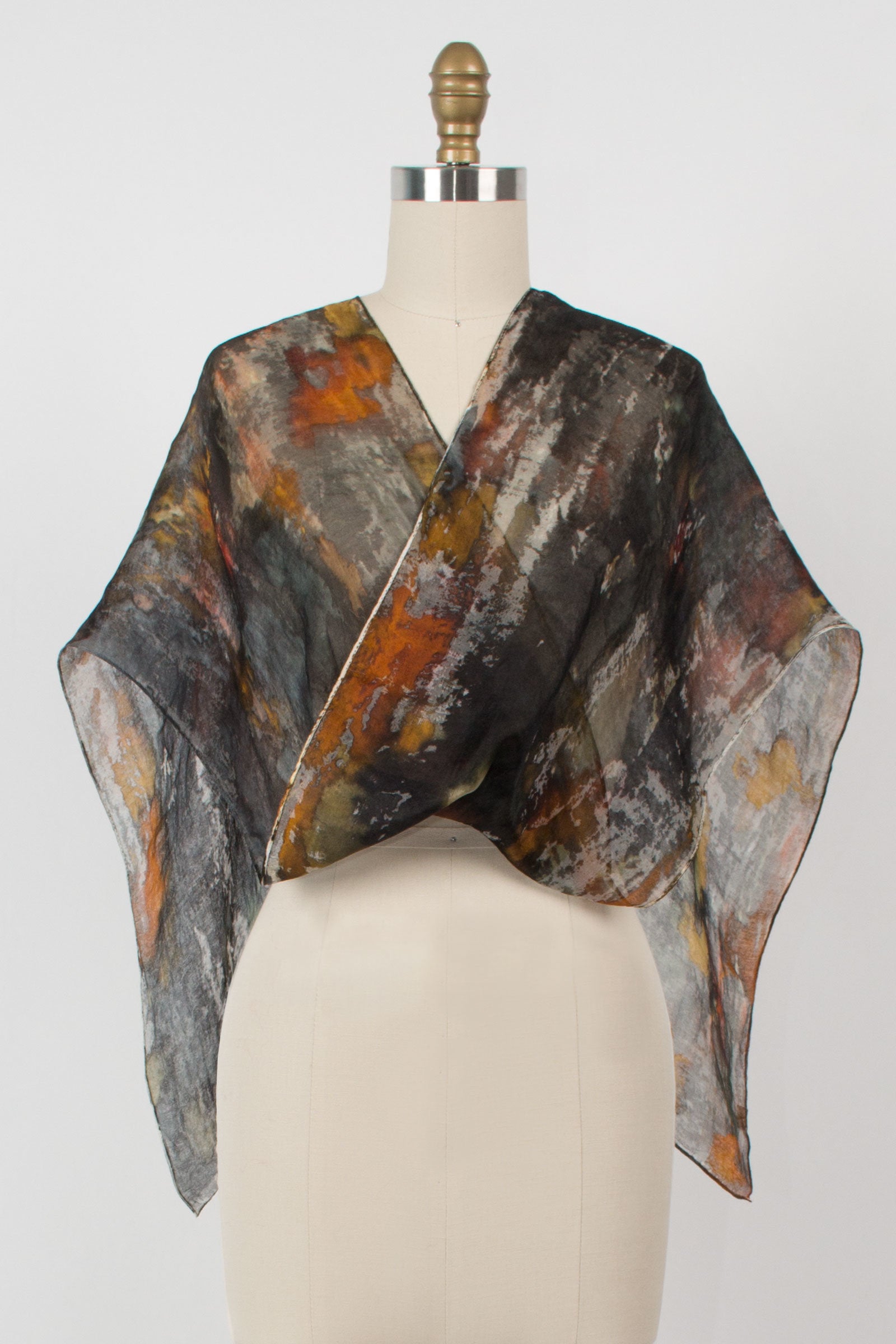 black/gray/orange