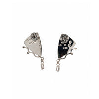 Moonlit Tuxedo Agate Earrings
