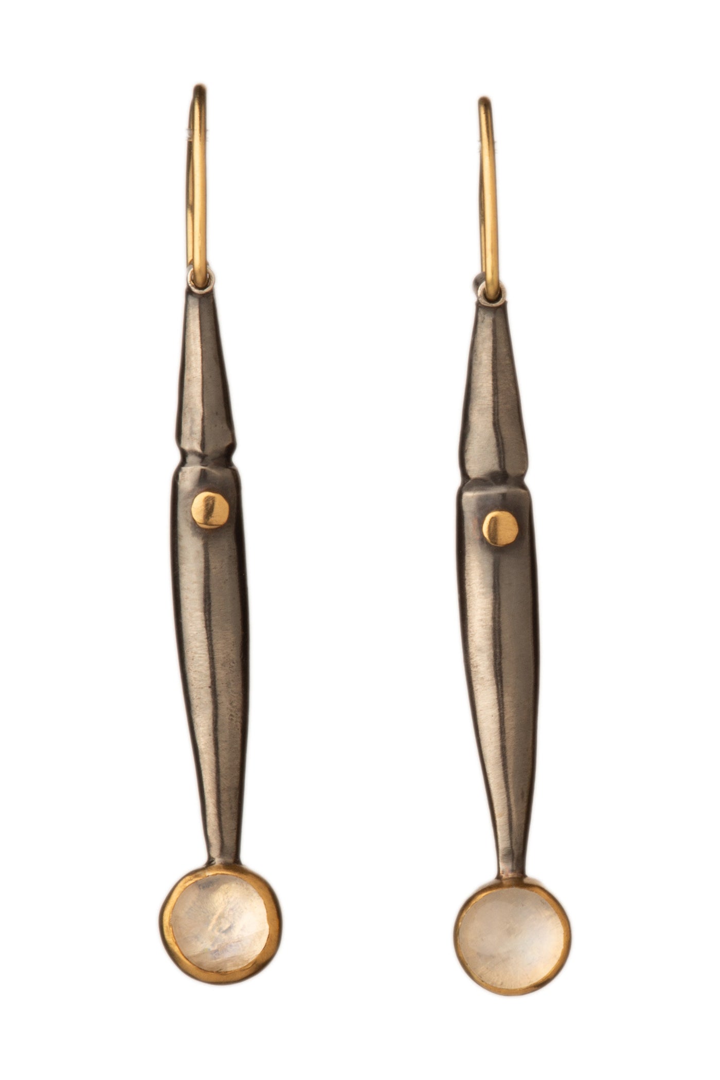 Moonstone R Pod Earrings