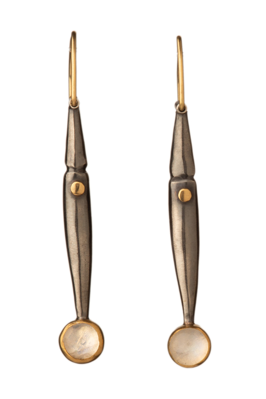 Moonstone R Pod Earrings