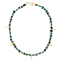 Nile Tourmaline Bronze Necklace