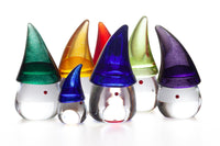 Large Tomte Glass Gnomes