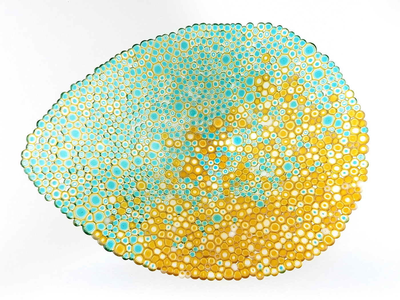 Nido 2 Celeste Blue and Amber Bowl