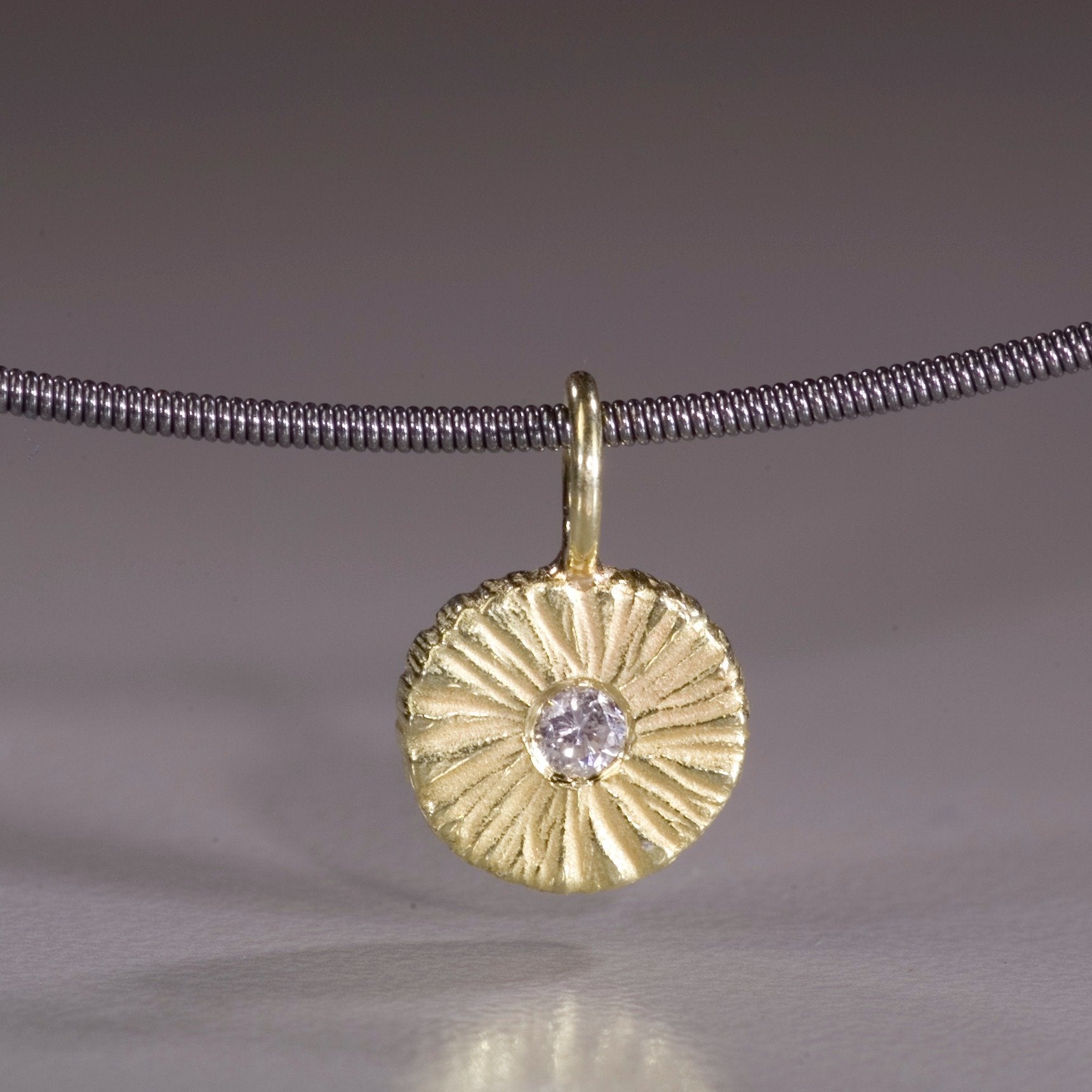 diamond and 18k gold