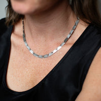 Textured Link Necklace