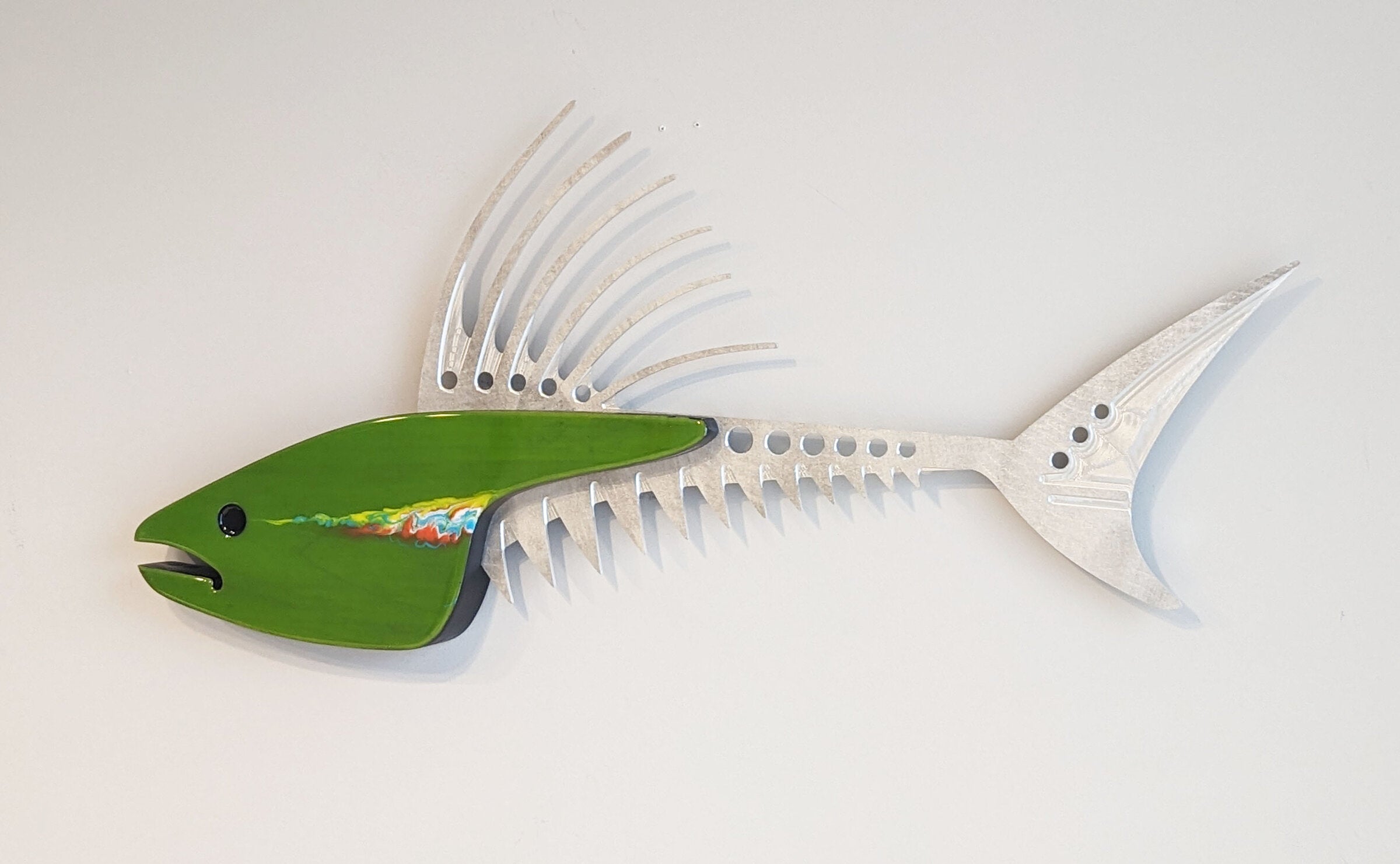 Roosterfish Tropical Green with Wave Flash