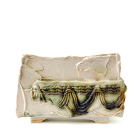 Swag Footed Slip Vase