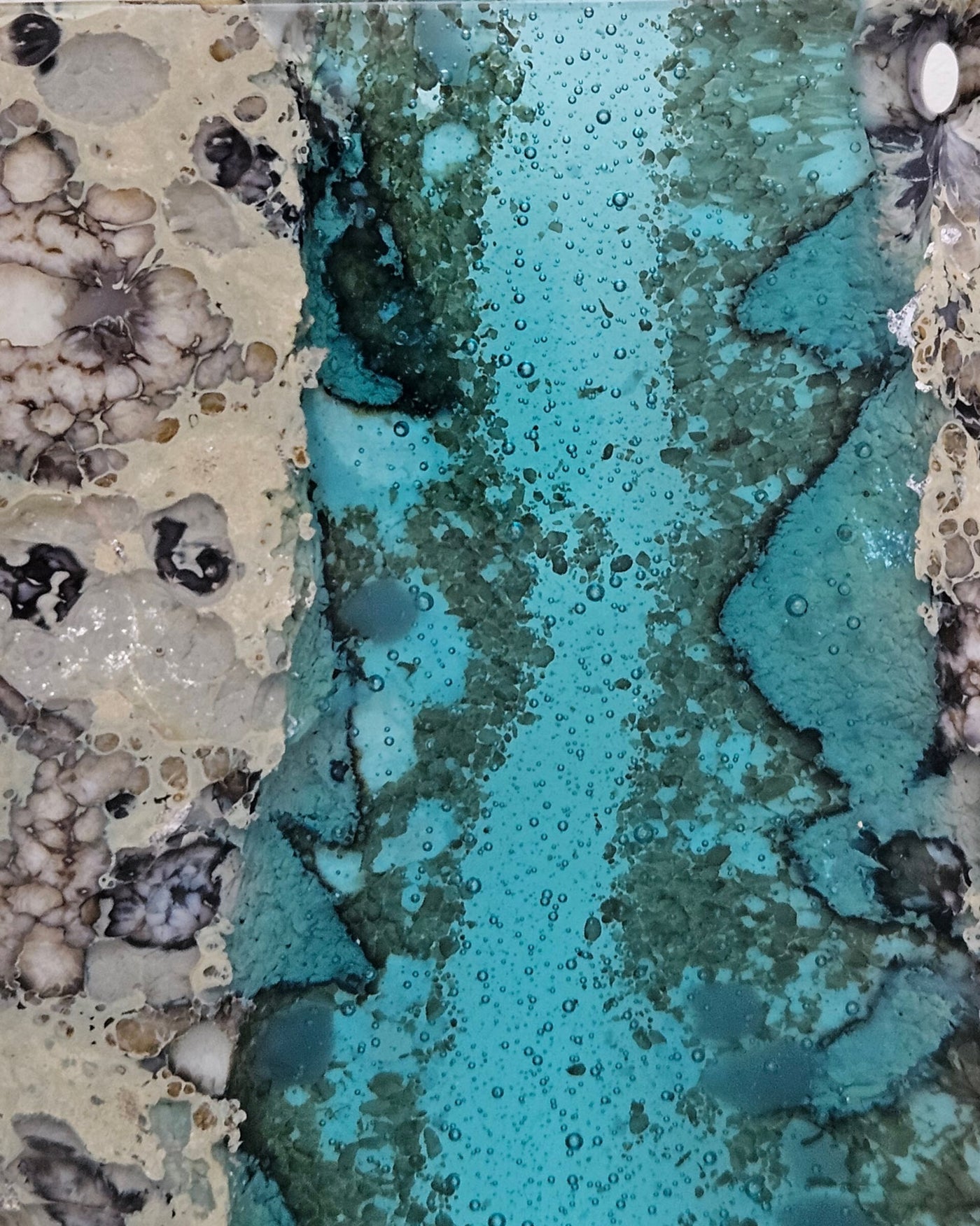 Meander Series - Light Aqua II