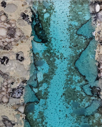 Meander Series - Light Aqua II