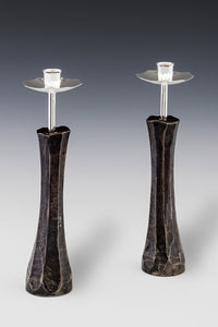 Faceted Candlesticks