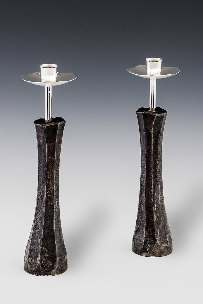 Faceted Candlesticks