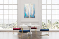 Aquamarine Diptych