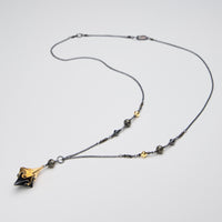 Gold & oxidized silver