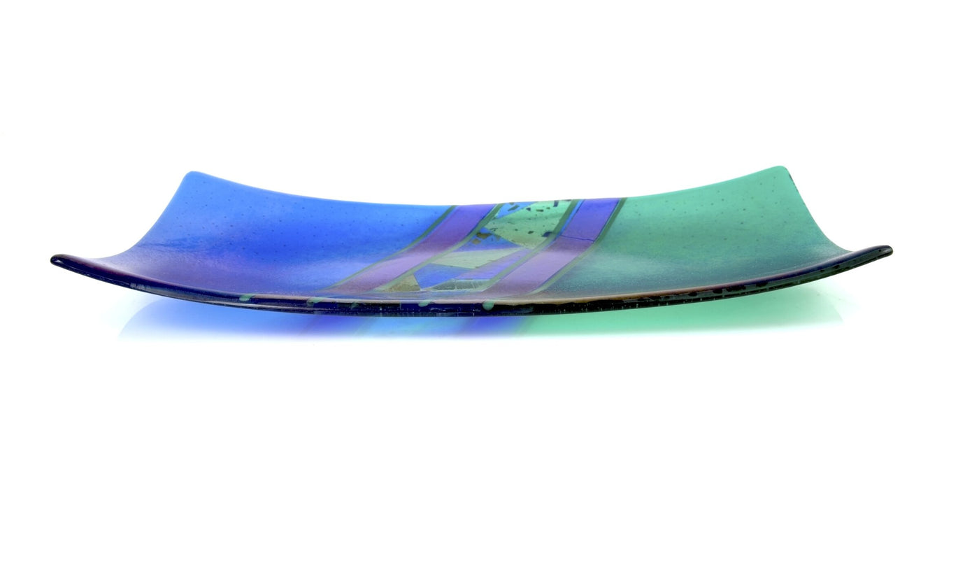 Blue and Green Platter