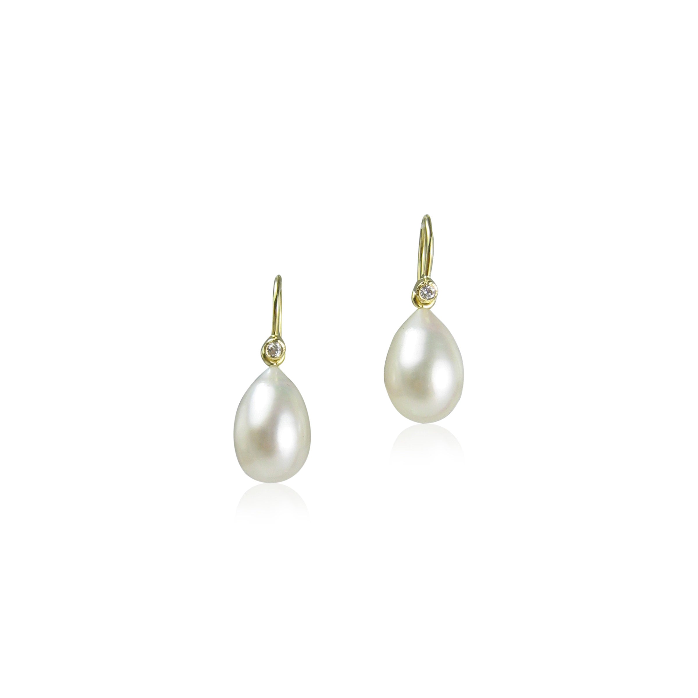 Petite Pearl Drop Earrings