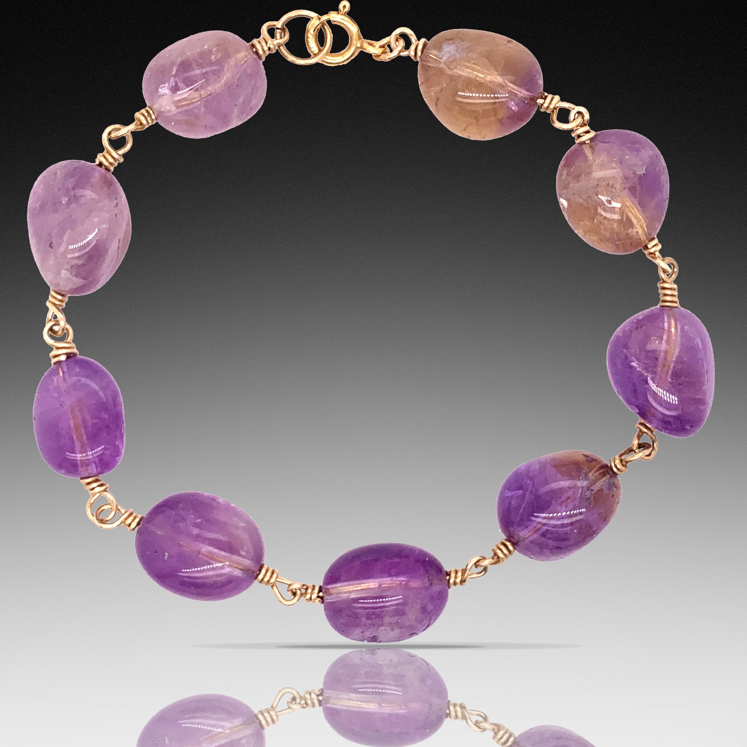 Ametrine Chunky Bracelet