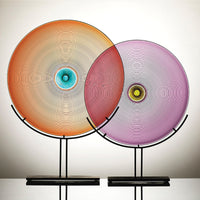 left to right: apricot, amethyst