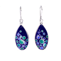 Blue Bubble Earrings