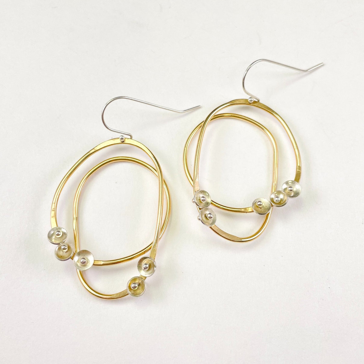 Gold & Silver Aldus Earrings
