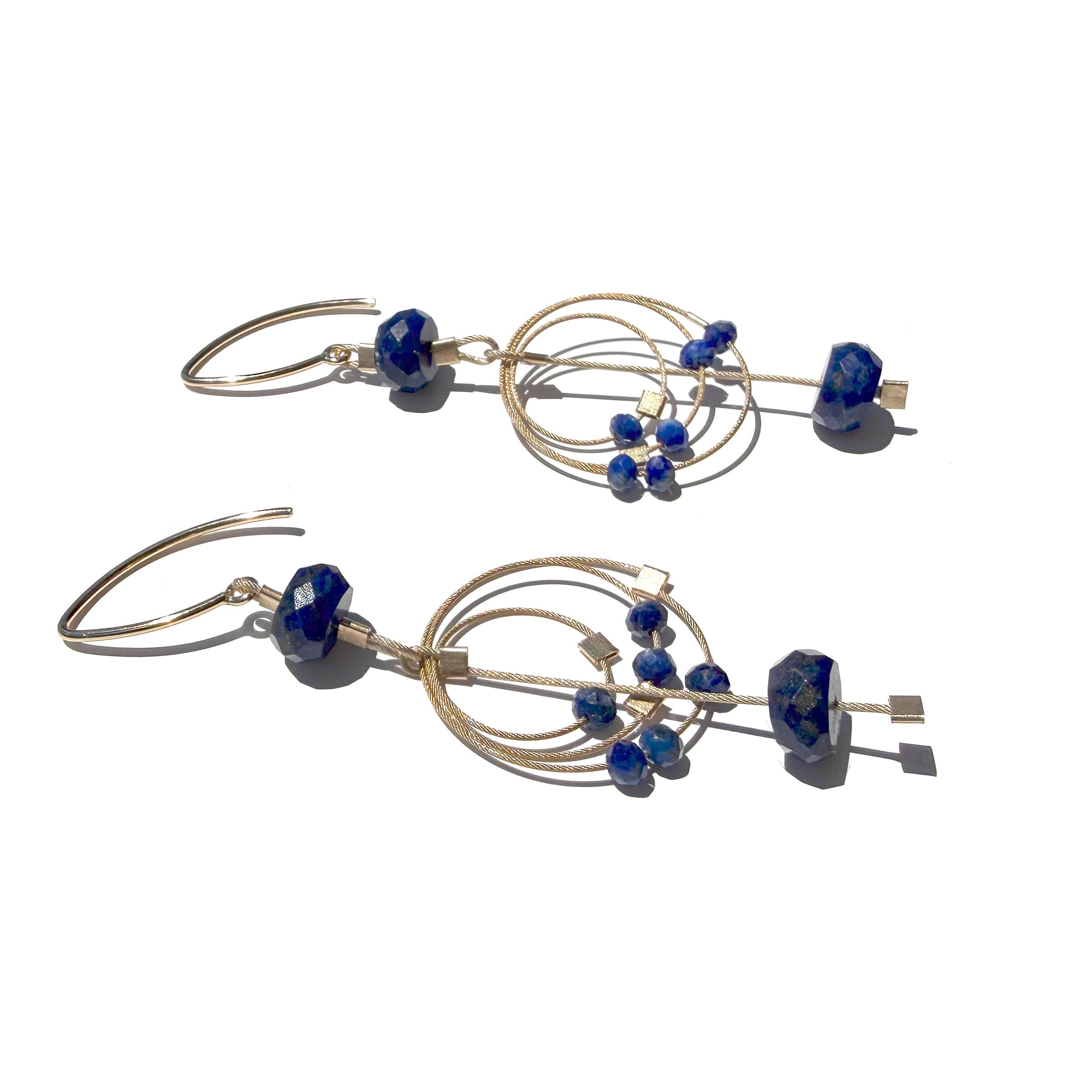Lapis & Gold Cable