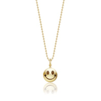 with Gold bead chain