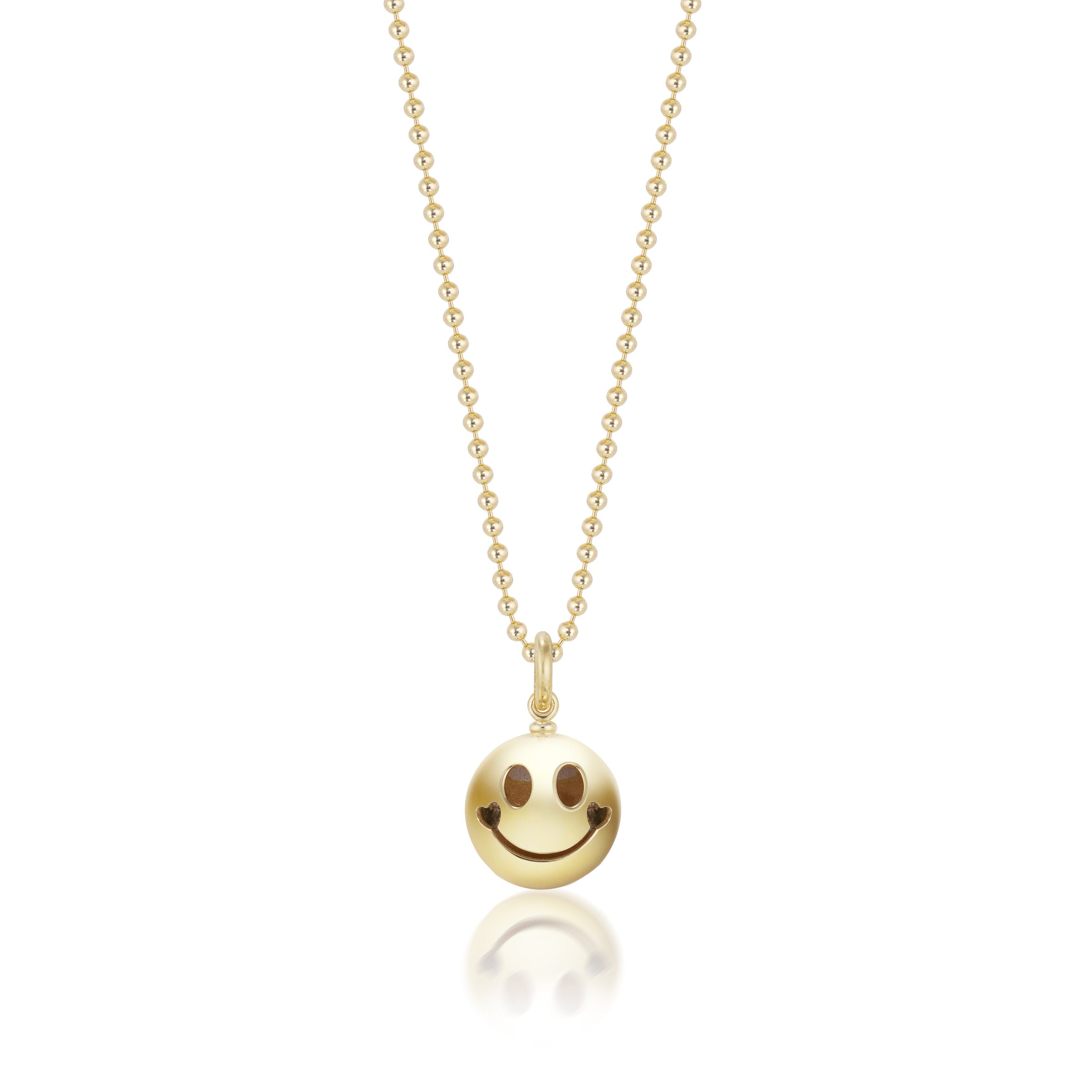 with Gold bead chain